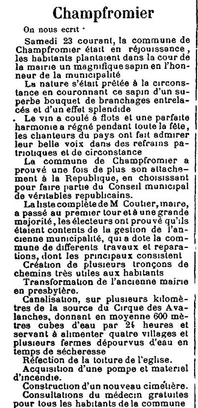 R&eacute;&eacute;lection Maxime Coutier