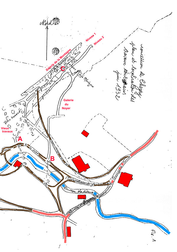 Plan galeries asphalte  Forens nord