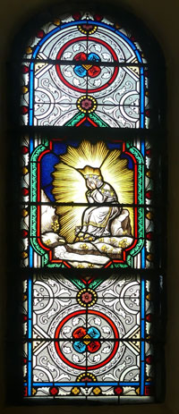 Vitrail de la chapelle de Ch&acirc;tillon