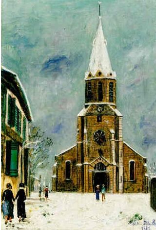 Elise de Ch&acirc;tillon par Utrillo