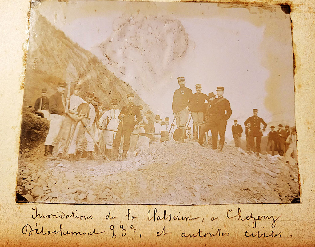 Inondations de Ch&eacute;zery en 1899