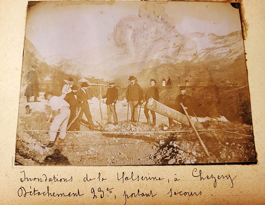 Inondations de Ch&eacute;zery en 1899