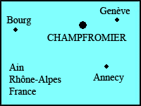 Plan de situation de Champfromier
