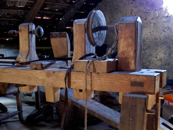 Tour &agrave; bois &agrave; marchepied
