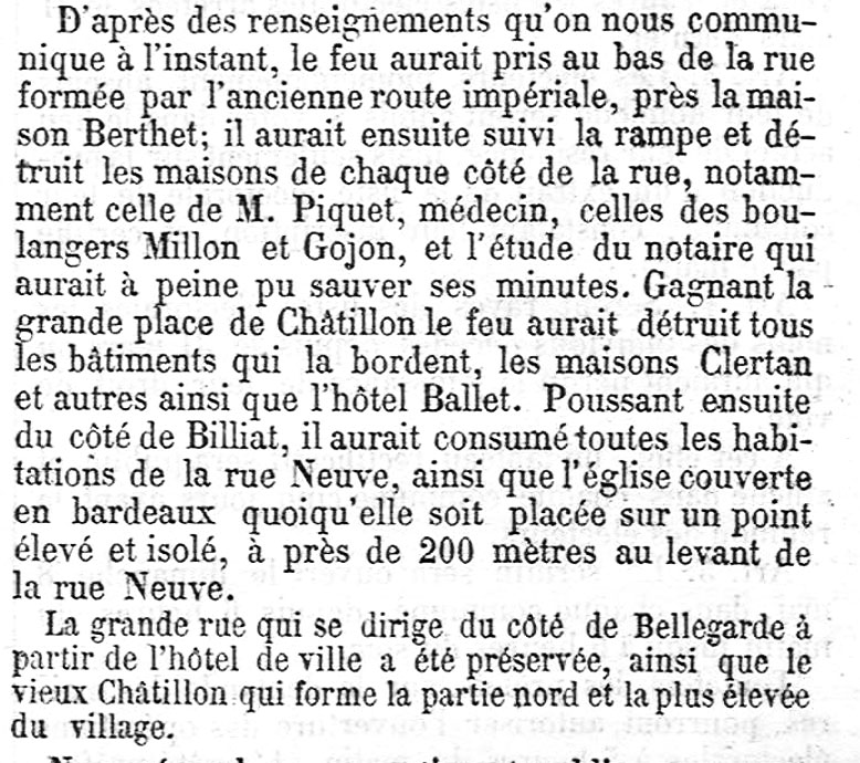 Incendie Ch&acirc;tillon