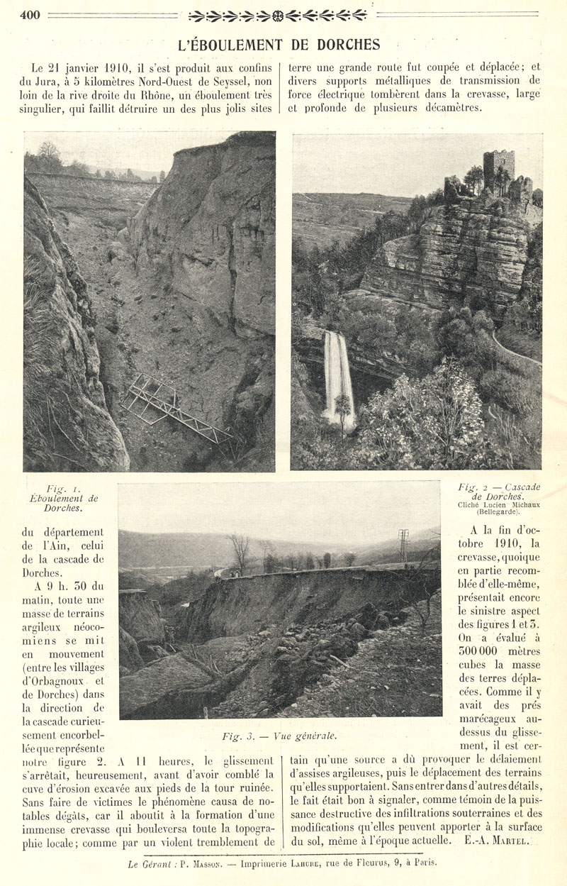 Eboulement &agrave; Dorches